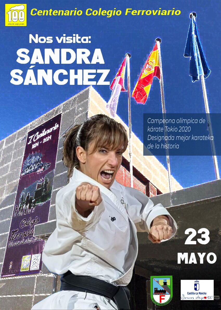 El jueves 23 de mayo nos visita Sandra Sánchez.