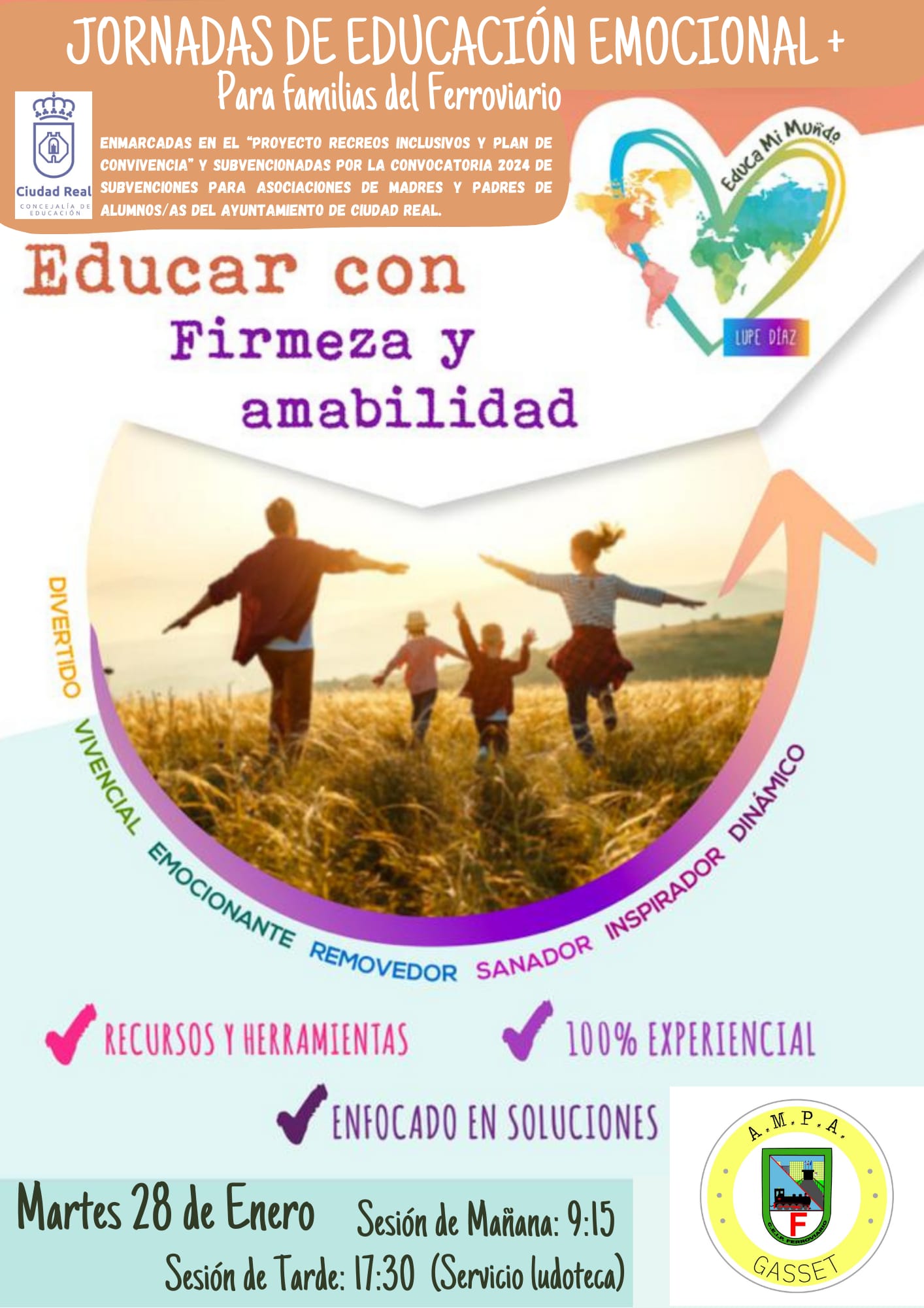 Jornadas de Educación Emocional para familias del CEIP «Ferroviario»