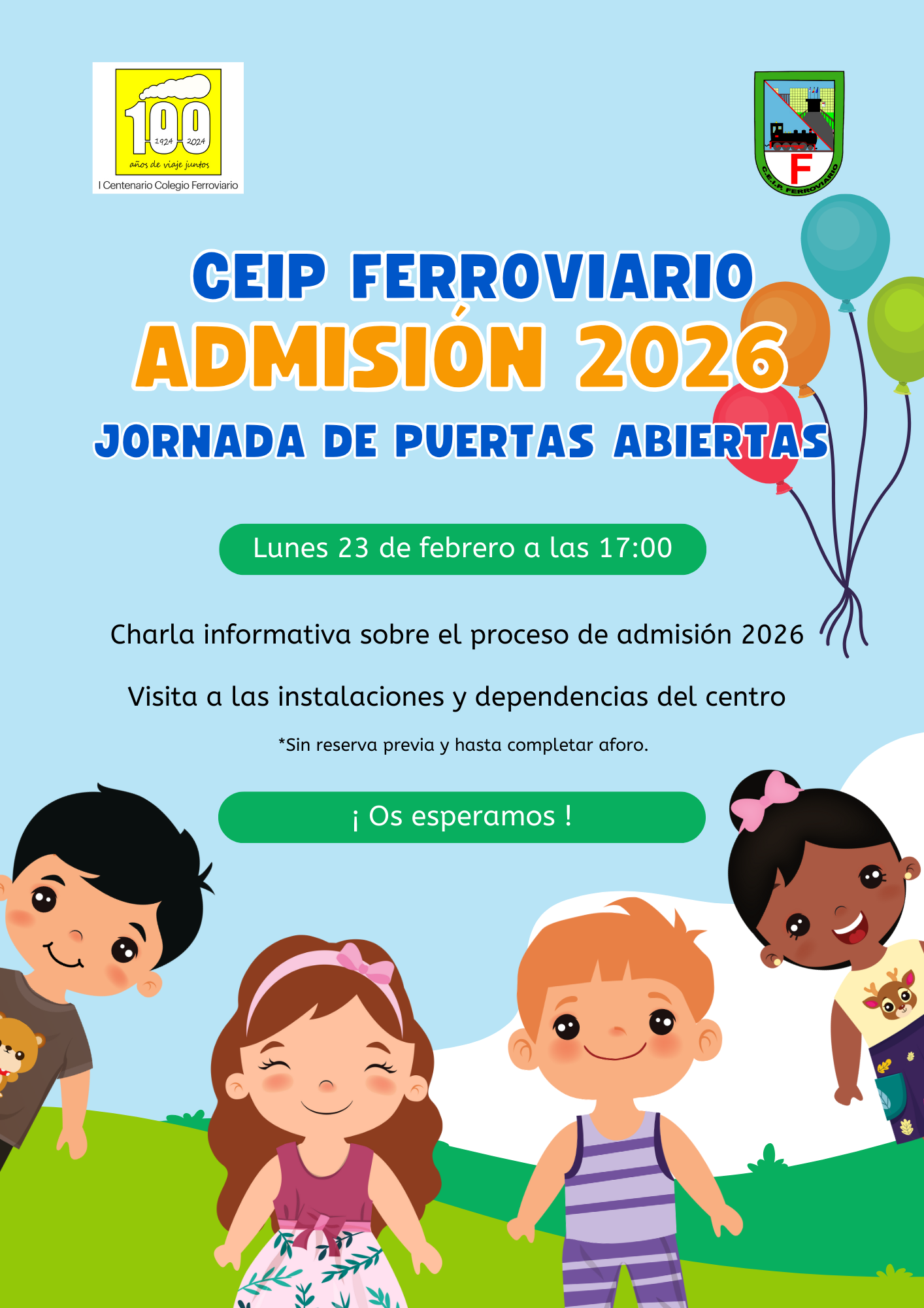 Admisión 2026: Jornada puertas abiertas