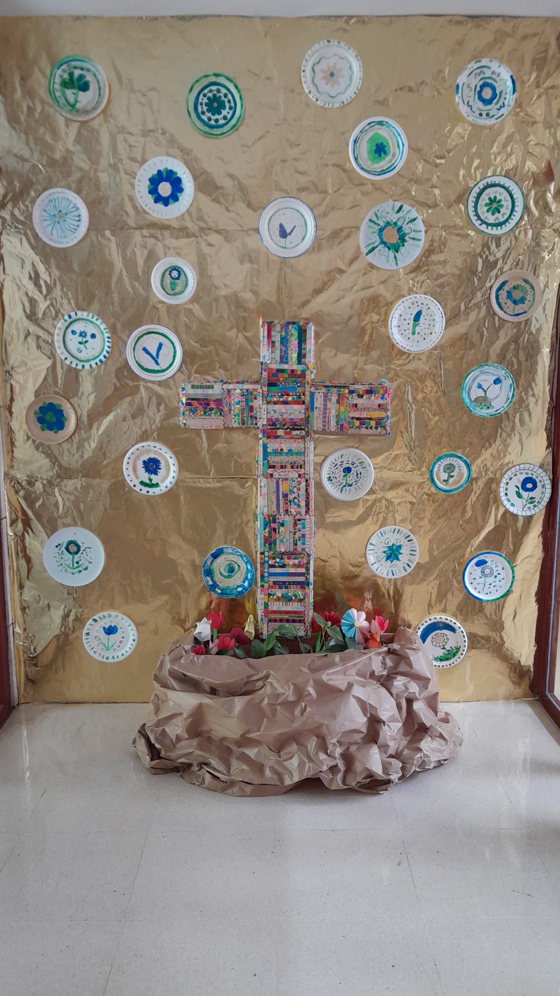 Cruz de mayo en el Ferroviario